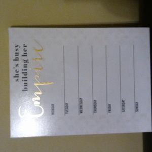 Dry erase schedule board